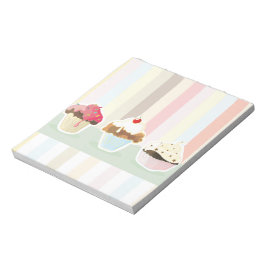 Bloc De Notas colorful cupcake