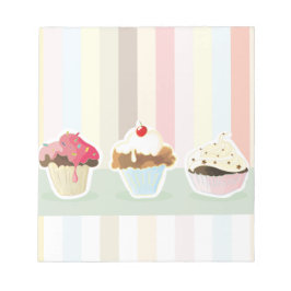Bloc De Notas colorful cupcake