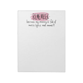 Bloc De Notas Colorful Planner Title/ Header Remember