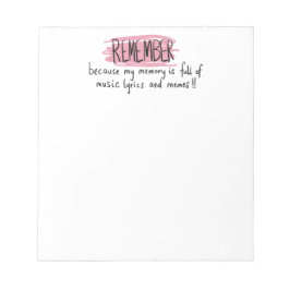 Bloc De Notas Colorful Planner Title/ Header Remember