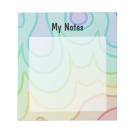 Bloc De Notas Colorida lucha del orgullo arcoiris