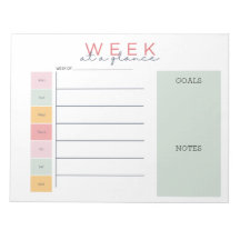 Colorida semana a simple vista