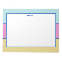 Bloc de notas colorido