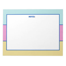 Bloc de notas colorido