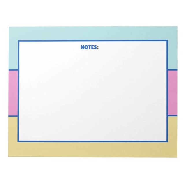 Bloc de notas colorido (Frente)