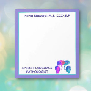 Bloc De Notas ¡Colorido, divertido Personalizado SLP notepad! Bl