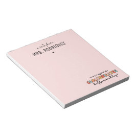 Bloc De Notas Colorido personalizado que todos comunican de form