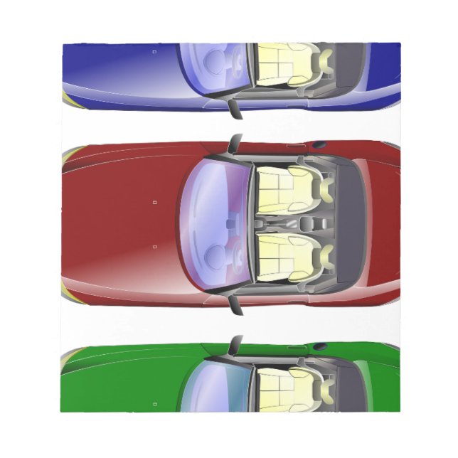 Bloc De Notas Colourful cars (Frente)