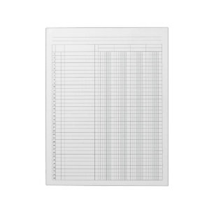 Bloc De Notas Columna de Contabilidad 4