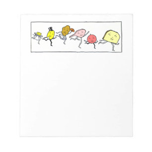 Bloc De Notas Comida favorita Arte vintage