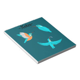 Bloc De Notas Common Kingfishers