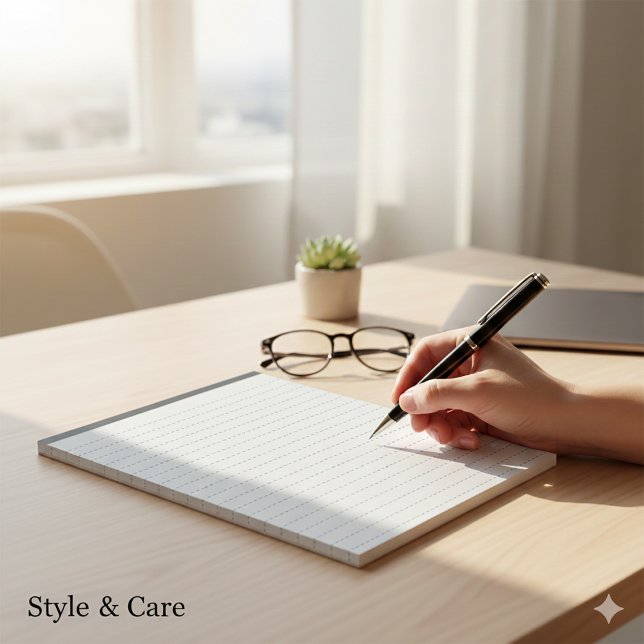 Bloc de notas compacto de 5,5 x 6 con 40 páginas r (Compact 5.5 x 6 Notepad with 40 Lined Pages)
