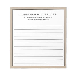 Bloc De Notas Compañía de títulos de nombre en línea profesional