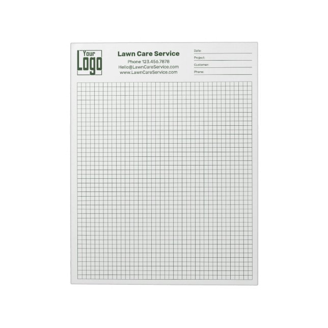 Bloc De Notas Company Logo Grid Graph Project Identifier (Lado Izquierdo)