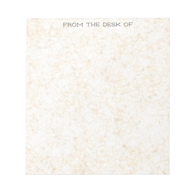 Bloc de notas con aspecto texturizado (Frente)