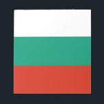Bloc de notas con bandera de Bulgaria<br><div class="desc">Añada un toque de orgullo búlgaro a su colección de papelería con nuestra exclusiva pancarta con la bandera de Bulgaria! Diseñado con meticulosa atención a los detalles, este bloc de notas es más que un simple artículo práctico; es una celebración de la rica herencia y orgullo cultural de Bulgaria. El...</div>
