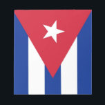 Bloc de notas con bandera de Cuba<br><div class="desc">Organiza tus pensamientos con estilo con nuestro bloc de notas con la vibrante bandera de Cuba! Este bloc de notas es más que una simple herramienta práctica de escritura; es una celebración de la rica herencia cultural e identidad nacional de Cuba. El audaz diseño de la bandera cubana añade un...</div>