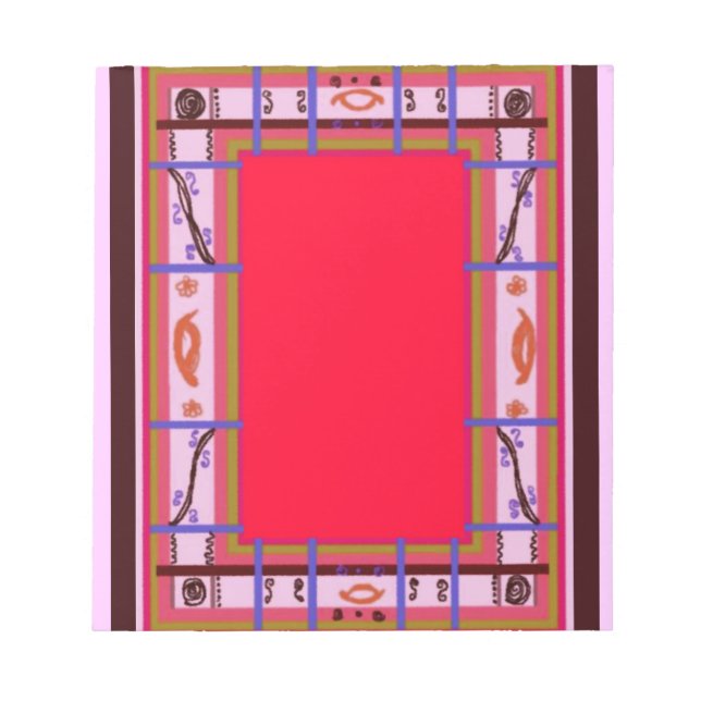 Bloc de notas con curvatura (Frente)