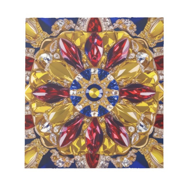 Bloc de notas con el diseño moderno de Colombia Co (Frente)