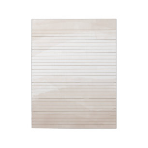 Bloc de notas con estantería neutro de color beige