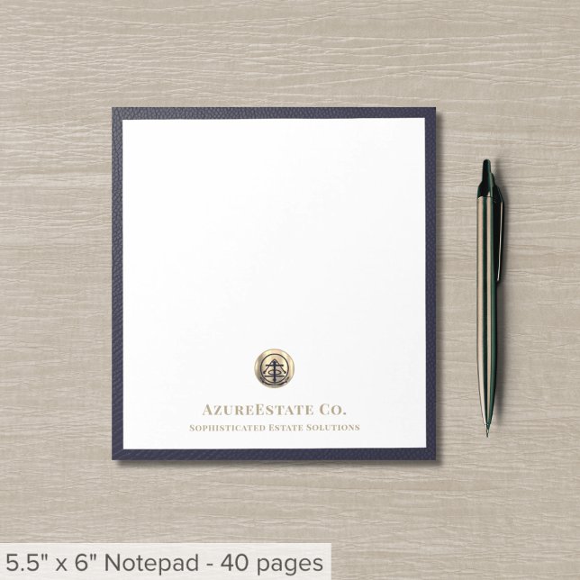 Bloc de notas con marca elegante (Subido por el creador)