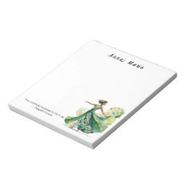 Bloc de notas con temas de moda personalizado