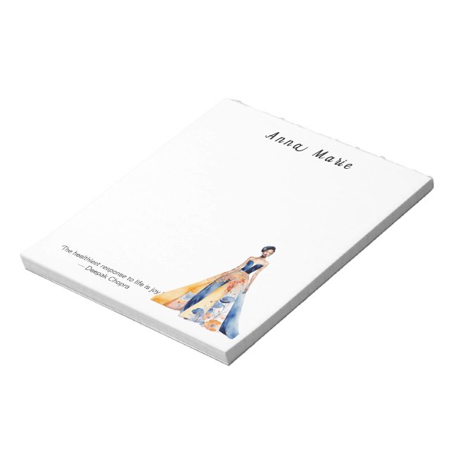 Bloc de notas con temas de moda personalizado (Lado Izquierdo)