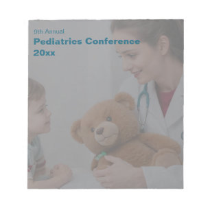 Bloc De Notas Conferencia Médica de Pediatría Médico Infantil