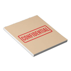Bloc De Notas Confidencial