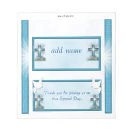 Bloc De Notas Confirmación, Baptism Candy Bar Wrapper Favor