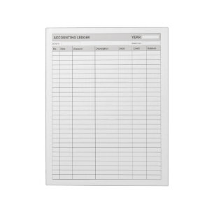 Bloc De Notas Contabilidad de Gastos de Ingresos de Contabilidad