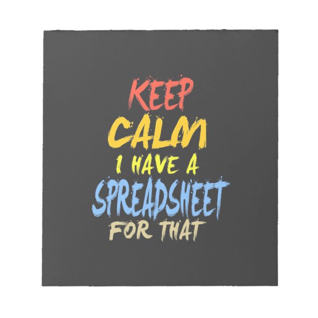 Bloc De Notas Contable Tiene Una Hoja De Cálculo Para Eso (Frente)