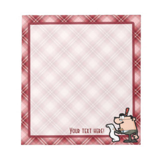 Bloc De Notas Contador de Red Plaid