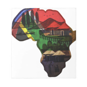 Bloc De Notas Continente africano