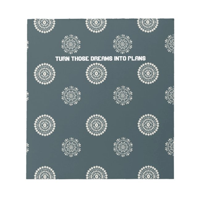 Bloc De Notas Convierte Esos Sueños En Planes (Frente)