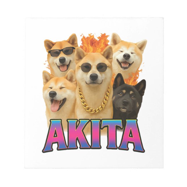 Bloc De Notas Copia de Akita (Frente)