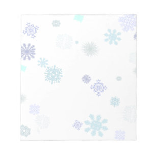 Bloc De Notas Copos de nieve pálidos