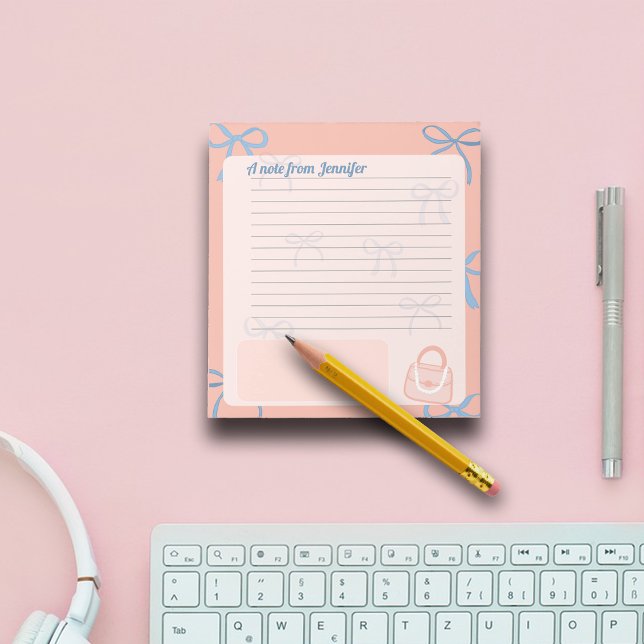 Bloc De Notas Coquette tema Cintas personalizadas (Subido por el creador)