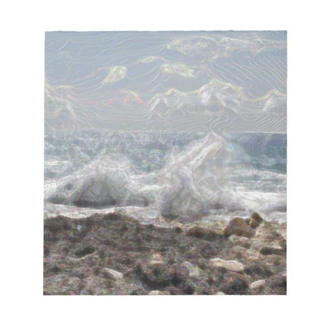 Bloc De Notas Coral y olas (Frente)