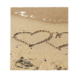Bloc De Notas Corazón Corazones amor personalizar aniversarios