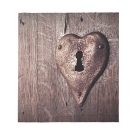 Bloc De Notas Corazón de bloqueo