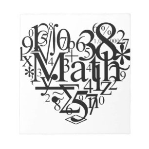 Bloc De Notas Corazón de la matemáticas