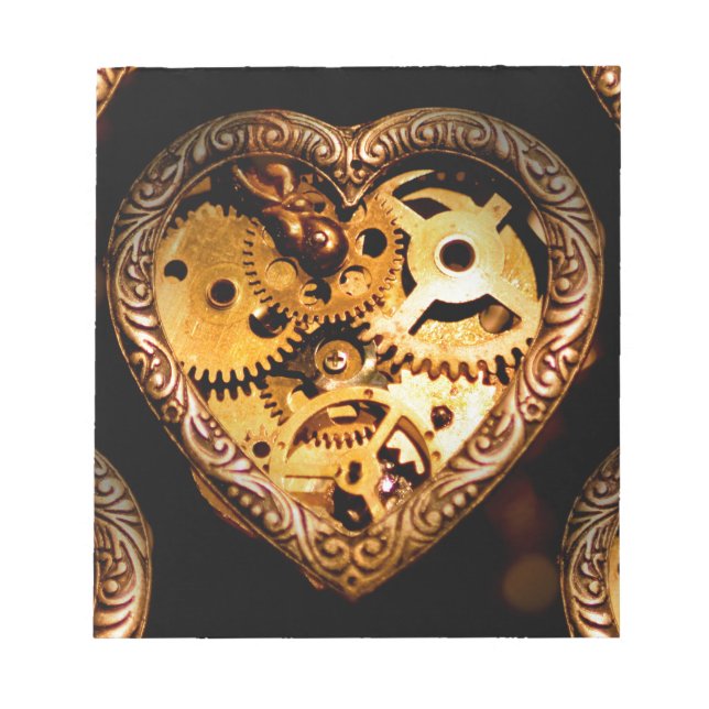 Bloc De Notas corazón de vapor (Frente)