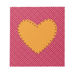 Bloc De Notas Corazón decorativo