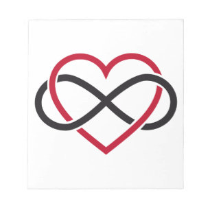 Bloc De Notas Corazón del infinito, amor interminable