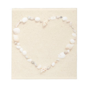 Bloc De Notas Corazón del Seashell
