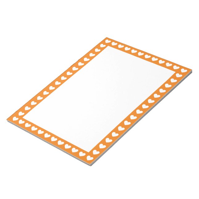 Bloc De Notas Corazones alrededor (Lado Derecho)