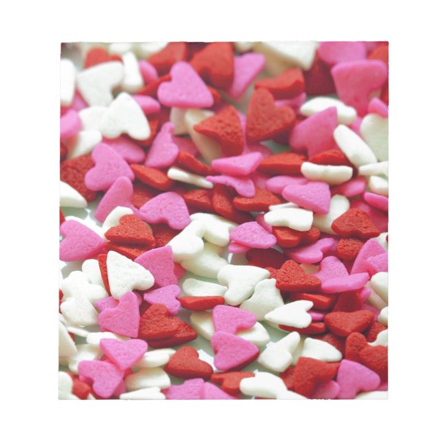 Bloc De Notas Corazones de San Valentín (Frente)
