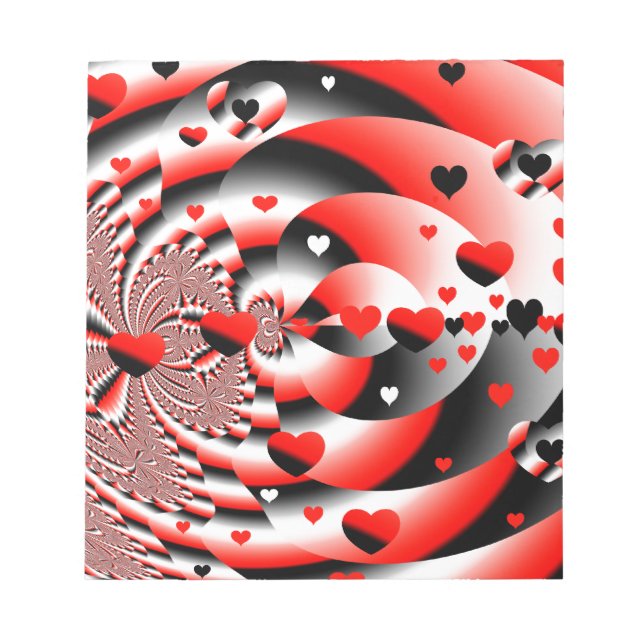 Bloc De Notas Corazones flotantes (Frente)