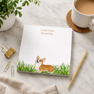 Bloc De Notas Corgi Lindo Personalizado
